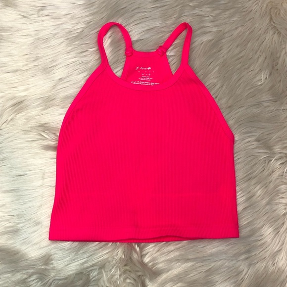 FREE PEOPLE Happiness Runs Crop Top Tank M/L - Picture 3 of 7